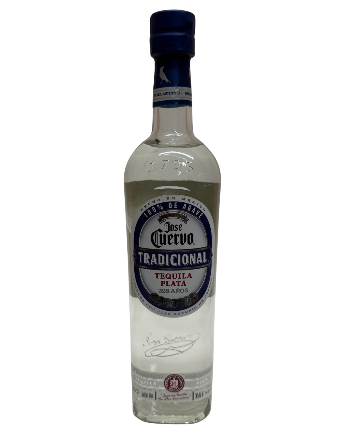 Tequila Blanco Cuervo Tradicional Plata